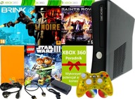 KOMPLET KONSOLA XBOX 360 SLIM S 250GB + PAD GRY MEGA KOMPLET NA PREZENT