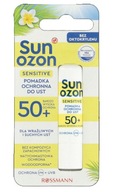 SUNOZON sun ozon Sensitive ochranný rúž na pery VODEODOLNÁ SPF 50