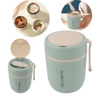 EBÉD TERMOSZ ACÉL KANÁLLAL 500ML ZÖLD