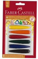 Kredki świecowe 6 kolorów FABER CASTELL