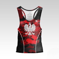 ONLY-BX Tank Top Treningowy Męski ORZEŁ POLSKA