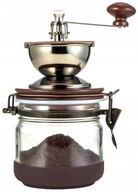 Mlynček na kávu ručný klasický Hario Canister s nádobou 120 g