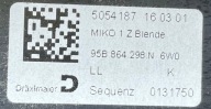 B1 PORSCHE MACAN S 2015 Blende Abdeckung PANEL GRZANIA Sitze 95B907049F 95B864378A
