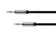 Kabel wtyk prosty - wtyk prosty jack 3.5 stereo 3.0m Kruger&Matz