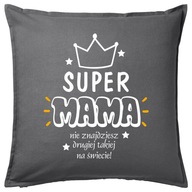 PRE MAMIČKU SUPER MAMA Deň matiek vankúš darček