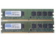 Pamięć DDR2 2GB 800MHz PC6400 Goodram 2x 1GB Dual