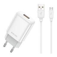 JELLICO Ładowarka sieciowa - EU01 2.4A 12W USB + kabel micro USB