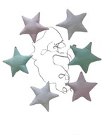 Girlanda gwiazdki gwiazdy dekoracja 3D
