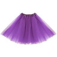 Sukňa tylová fialová 40cm KARNEVAL Bal balet halloween kostým
