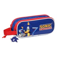 Peračník Dvojitý Sonic Let's roll Tmavomodrý 21 x 8 x 6 cm