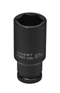 Hogert HT4R027 Nasadka udarowa 1/2'' 27 mm długa