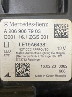 light left Mercedes C-Klasa W206 A2069067903 Digital Light