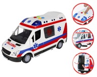 Auto Pogotowie Karetka Ambulans Z dźwiękami Sygnał Światła Mówi po polsku