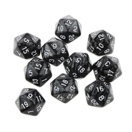 Pack of 10pcs Twenty Sided Dice D20 Playing D&D