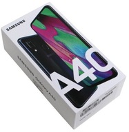 Samsung Galaxy A40 4/64GB DS Black + Szkło Hartowane + Etui
