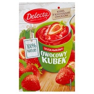 Delecta Owocowy kubek Kisiel smak truskawkowy 30 g