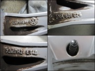 wheels discs tyres VW TIGUAN 5NA R17 22R