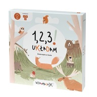 WSPOMAGAJKI 1 2 3 Układam Zwierzęta w lesie Puzzle Układanki