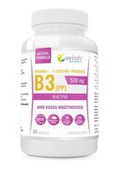 WISH VITAMIN B3 (PP) 500mg + L-leucín vege-60kap