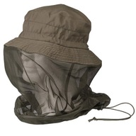 Kapelusz turystyczny Mil-Tec Boonie Hat z moskitierą przed komarami Olive