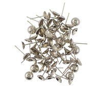 100 ks náušníc prázdny náušnicový kolík do uší DIY šperky nálezy 13 x 6 mm