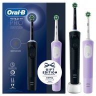 ELEKTRICKÝ ZUBNÍ KARTÁČEK ORAL-B VITALITY PRO D103 DUO BLACK LILAC VIOLET