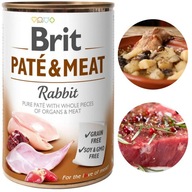 BRIT Pate&Meat Rabbit Mokra Karma Dla Psa Z Królikiem Chicken Dog 400g