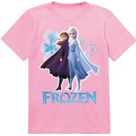 KOSZULKA DZIECIĘCA T-SHIRT DLA DZIECKA FROZEN KRAINA LODU 116 JAKOŚĆ