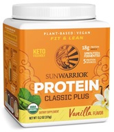 SUNWARRIOR | Rastlinné proteíny | Vegánsky proteín | 375g | Vanilka | KETO