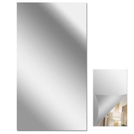 ZRCADLO SAMOLEPICÍ SAMOLEPKA FÓLIE ZRCADLOVÁ NA ZEĎ 200X60 CM