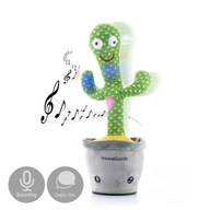 Opakované hlasy a tancujúci kaktus s LED Pinxi