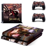 konsolę i kontroler PS4 naklejek MediEvil Play st