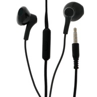 Słuchawki przewodowe jack 3,5mm douszne czarne
