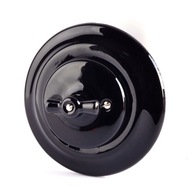 RETRO LOFT KERAMICKÝ VYPÍNAČ LUX PODTYNK DVOJUTOR.