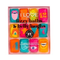 I Love Fizzy Baths Belly Laughs zestaw kulek do kąpieli 12x30g (P1)