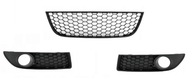 3x GRILL ATRAPA PRZÓD L+P+S VW POLO 9N3 05-09 GTI