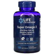 LIFE EXTENSION Super Omega-3 120GelCaps EPA DHA