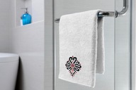 Ręcznik Kąpielowy Bawełniany 30x50 z Haftem Parzenica Góralski