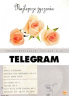 Stary telegram Najlepsze życzenia
