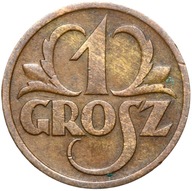 + Polska - II RP - 1 Grosz 1933 - STAN !