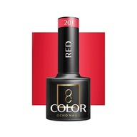 OCHO NAILS Hybridný lak red 201 -5 g