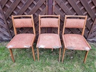 Krzesła drewniane stare zabytkowe krzesło 3szt