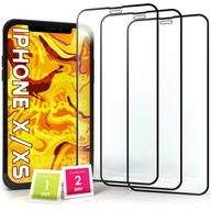 3-balenie TVRDENÁ SKLO PRE iPhone X / XS / 11 PRO na celý ochranný displej 5D
