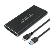 Obudowa kieszeń do dysków SSD M2 SATA NGFF USB 3.0