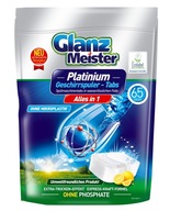 TABLETY DO UMÝVAČKY RIADU Glanz Meister Platinum 65 ks. all in one Kocky LEMON