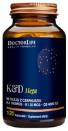 Doctor Life Special K2 + D3 Imunita Zdravé kosti Osteoporóza 120 kaps.