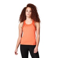 Tréningové tričko bez rukávov STRONG ID oranžová a červená farba