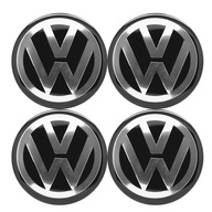 4szt Volkswagen ZNACZKI NAKLEJKI EMBLEMATY ALUMINIUM 56mm
