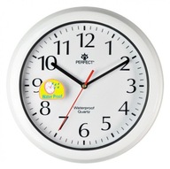 Nástenné hodiny TimePol biele 30cm VODEODOLNÁ Kúpeľňová kuchynská linka