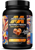 Nitro-Tech 100% Whey Gold, Salted Caramel - 908 grams